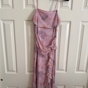 SHEIN Lavender Floral Maxi Dress